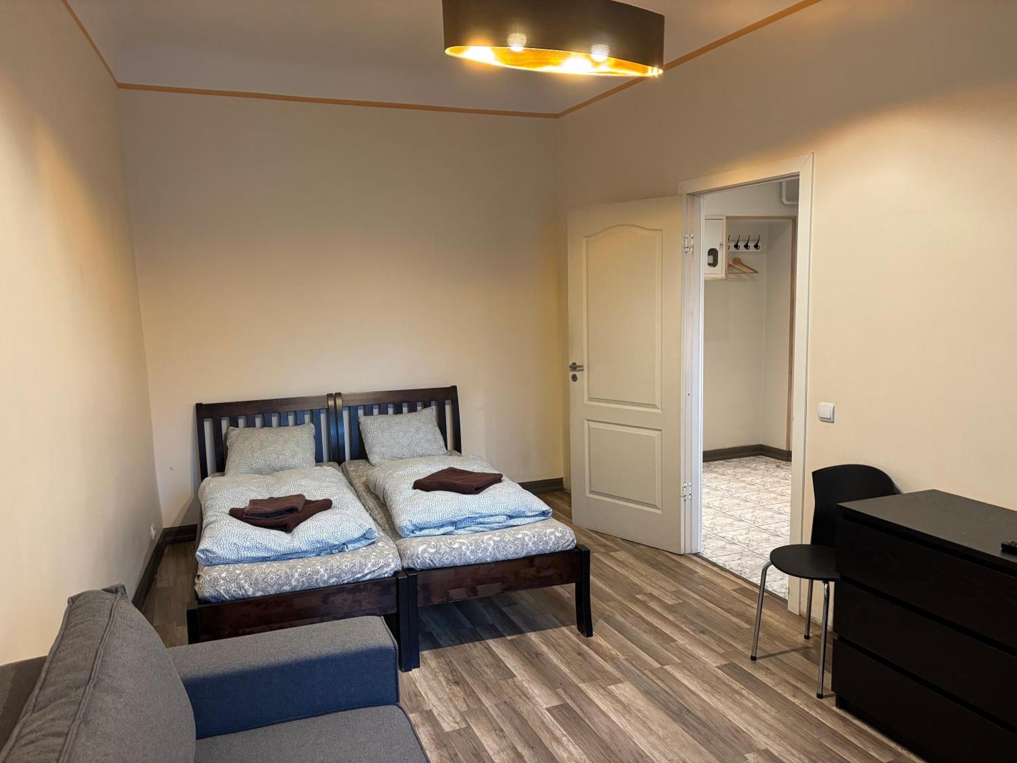 Aparthotel Riga Exterior foto A room at the hostel