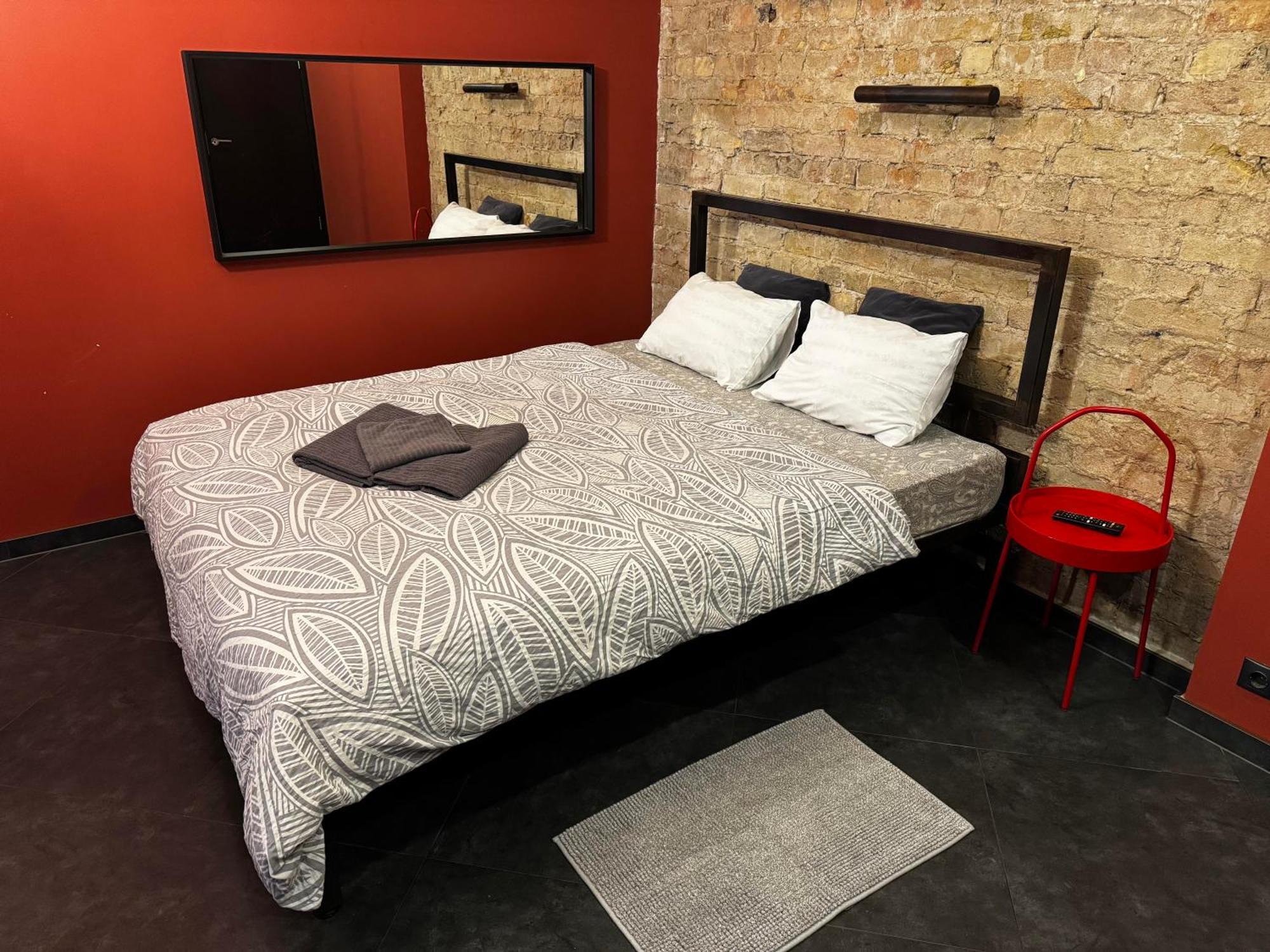 Aparthotel Riga Exterior foto A room at the hotel